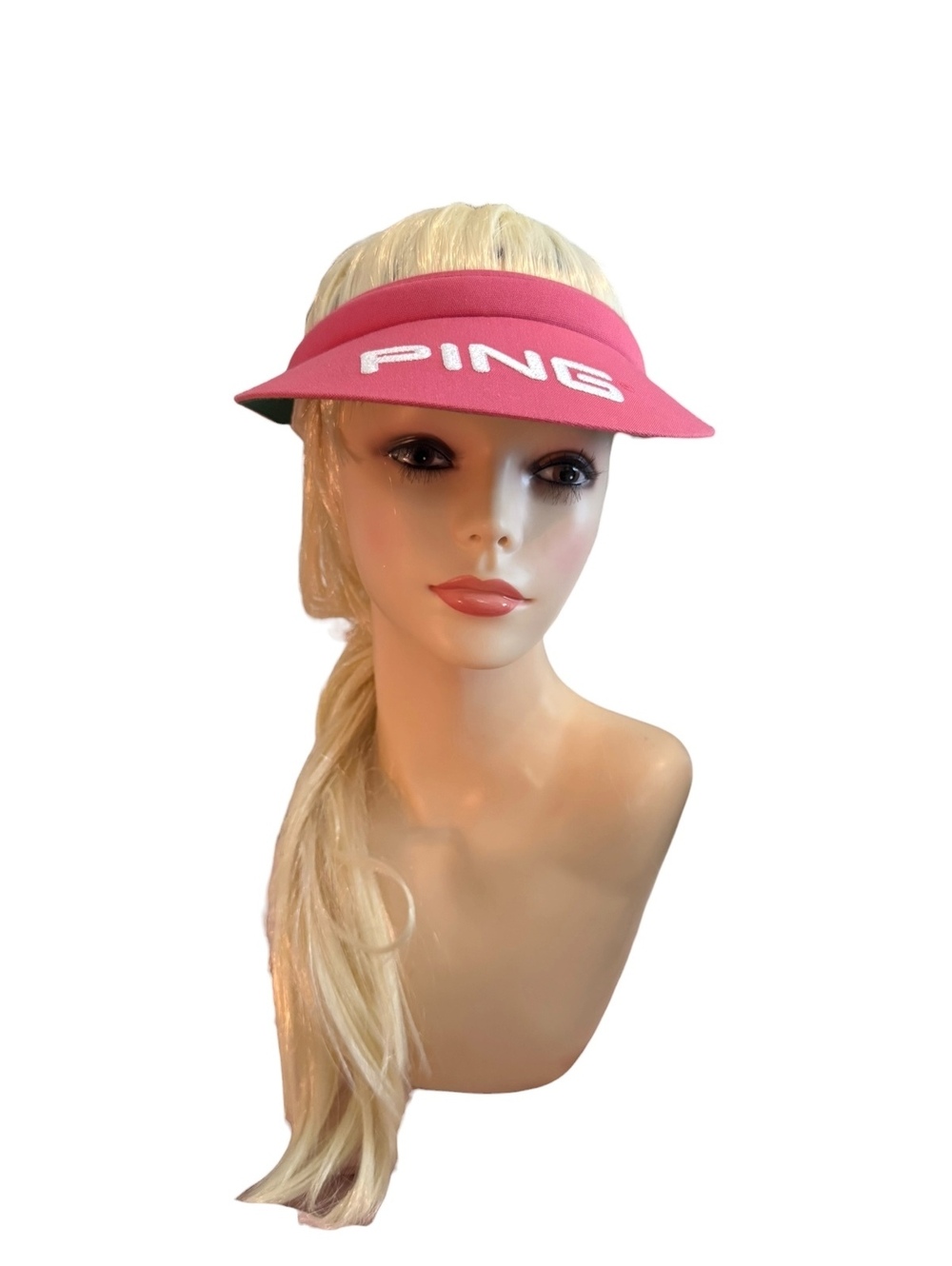 Vintage PING Pink Golf Visor Cap